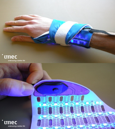 Wrist-based phototherapy device