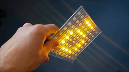 Overmoulded full colour LED matrix