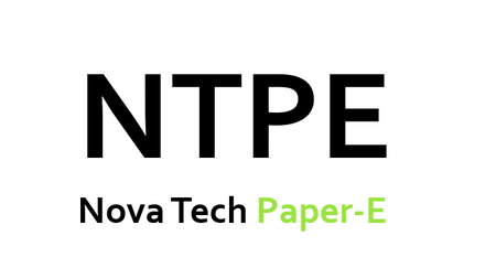 NTPE - Nova Tech Paper-E